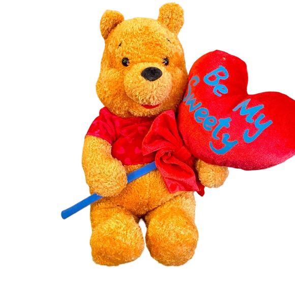 Disney Other - Vintage Disney Winnie the Pooh “Be My Sweety” Plush Stuffed Animal
